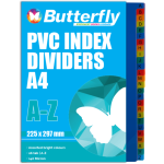 Plastic File Dividers – A4 140M – 26 Tab A-z – FIL048