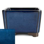 Japanese Glazed Square Container 100 X 100 X 70MM - Namako
