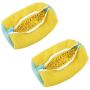 Yellow Reusable Laundry Shoe Bag 2 Piece