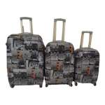 Smte- 3 Piece Hardshell Luggage Set- FRANCISCO-F20 With Keychain