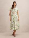 Avert Avery Short Sleeve Seam Detail Midi Dress - 20 Airlie Tile