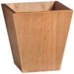 Krost Wooden Waste Paper Bin Oak