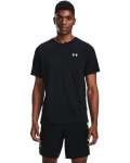 Men's Ua Streaker Run Short Sleeve - Black 3XL