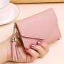 Women's MINI Tassel Wallet/card Holder Pink