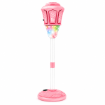 Kids Bubble Torch Machine With Lights & Rechargeable Battery - Pink