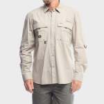 Jeep M Tackle Shirt In Khaki - Khaki 5XL