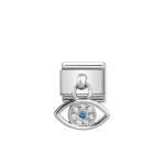 Composable Classic Link Greek Eye Pendant