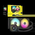 Icue Link Titan 280 Rx Rgb Liquid Cpu Cooler - RX140 Rgb Fans Fits Intel Lga 1851 1700 Amd AM5 AM4.