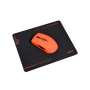 Port Connect Neon Wireless Mouse With Mousepad - Coral Red - 900501