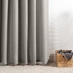 Sorrento Taped Unlined Curtain - Fossil - 270 X 250CM