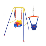 Ashcomonline 4-IN-1 Baby Swing Jumper Bouncer Set For Indoor And Outdoor Swings