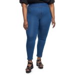 Donnay Plus Size Denim Pull On Jegging - Med Wash