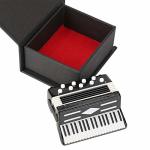 Miniature Accordion Model Display MINI Musical Ornaments Craft Musical Instruments Decoration With Packing Box For Home Office D
