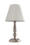 Bright Star Lighting Table Lamp Straw Shade Satin Chrome Base 1XE14