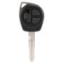 2-BUTTON Uncut Remote Key Fob Case For Alto Black