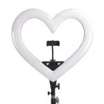 19" Heart Shaped Rbg 48W LED Ring Light