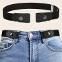 1 PC No Trace Invisible Elastic Belt Casual Unisex Comfortable Waistband Jeans Pants Women Outdoor Decorative Stretch Belt