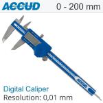 Dig. Caliper 200MM 0.03MM Acc. Metal Cover S steel 0.01MM Res. AC111-008-16