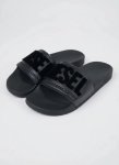 Diesel Sa Mayemi Flock Slides Black - UK11 Black