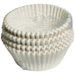 White Cupcake muffin Casing 12CM 100PC