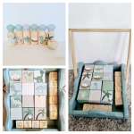 Wooden Pushcar + Chunky Bowling Set
