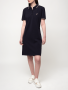 Polo Womens Leah Short Sleeves Golfer Dress In Navy - Navy / 3XL