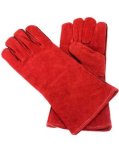 Red Heat Resist Gloves - Red Elbow