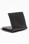 Camel Mountain Leather Bi-fold Wallet Black