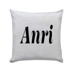 Anri - Cushion pillow With Vinyl Letters Gift present - 30 X 30CM