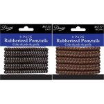 Diane Head & Pony Tail Holders Braided 8 PACK