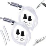 Brake Bleeder Hose - One Way Check Valve Tube Bleeding Tool Kit For Car Motorcycle Clutch Universal Brake Fluid Bleeder Kit For