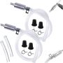 Brake Bleeder Hose - One Way Check Valve Tube Bleeding Tool Kit For Car Motorcycle Clutch Universal Brake Fluid Bleeder Kit For Hydraulic Brake Syste