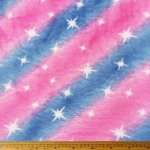 Printed Mongolian Fleece Stargaze