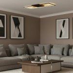 Yin Yang Rectangular LED Ceiling Fitting