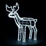 Bobble Head Flexible 11M LED Neon Light Reindeer D Cor Foldable For Easy Storage BLUE-ZYF-D212