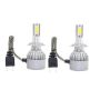 2 Pin H7 LED Headlight Kit 6000K With Built-in High-speed Cooling Fan