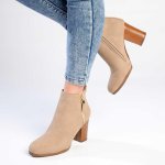 Madison Fern Ankle Boot - Taupe - 9