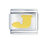 Italian Bracelet Link - Letter J