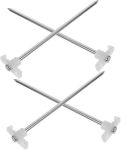 Camping Stakes Heavy Duty 4PCS Aluminum Tent Stakes For Tarp Canopy