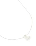Waterproof Stainless Steel Large Bubble Letter E Necklace
