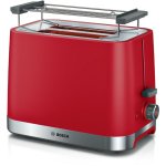 Bosch 950W Mymoment 2-SLOT Toaster Black Deep Red