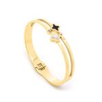 Black Shell Lucky Leaf Bracelet Fashionable Double-layer Women's Bracelet