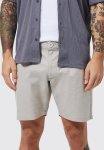 Stretch Slim Fixed Waistband Chino Short - Stone