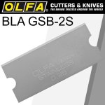 Olfa Scraper Blade For GRS-2 S steel 40MMX18MM 6PK