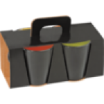 2 Tone Coffee Mug 4-PACK Colour May Vary