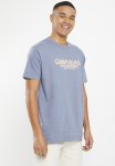 Quiksilver Omni Check Short Sleeve Tee - Blue