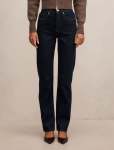 Devon High-rise Slim Jeans - 16 Dark Indigo