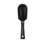 Basics Hair Brush Rubber Coating Oval Black