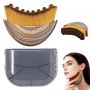 Lymphatic Contour Face Brush Manual Lymphatic Drainage Massager Natural Makeup Brushes With Durable Soft Bristles Hypoallergenic Ergonomic Facial C