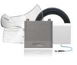 A500 Signal Booster Kit For Homes - Long Ranger Parabolic Panel - Wall Mount Antenna For Enclosed Layouts